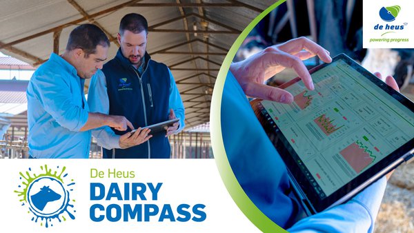 De Heus lanza Dairy Compass, la herramienta que mejora los rendimientos de las ganaderías de vacuno lechero