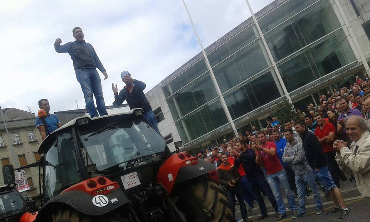 Foto de arquivo das protestas de 2015