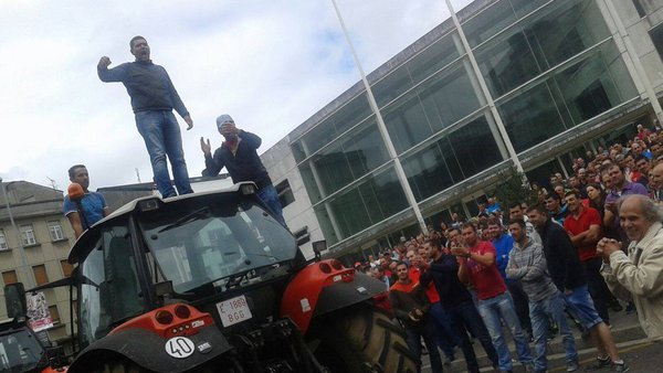 Foto de arquivo das protestas de 2015