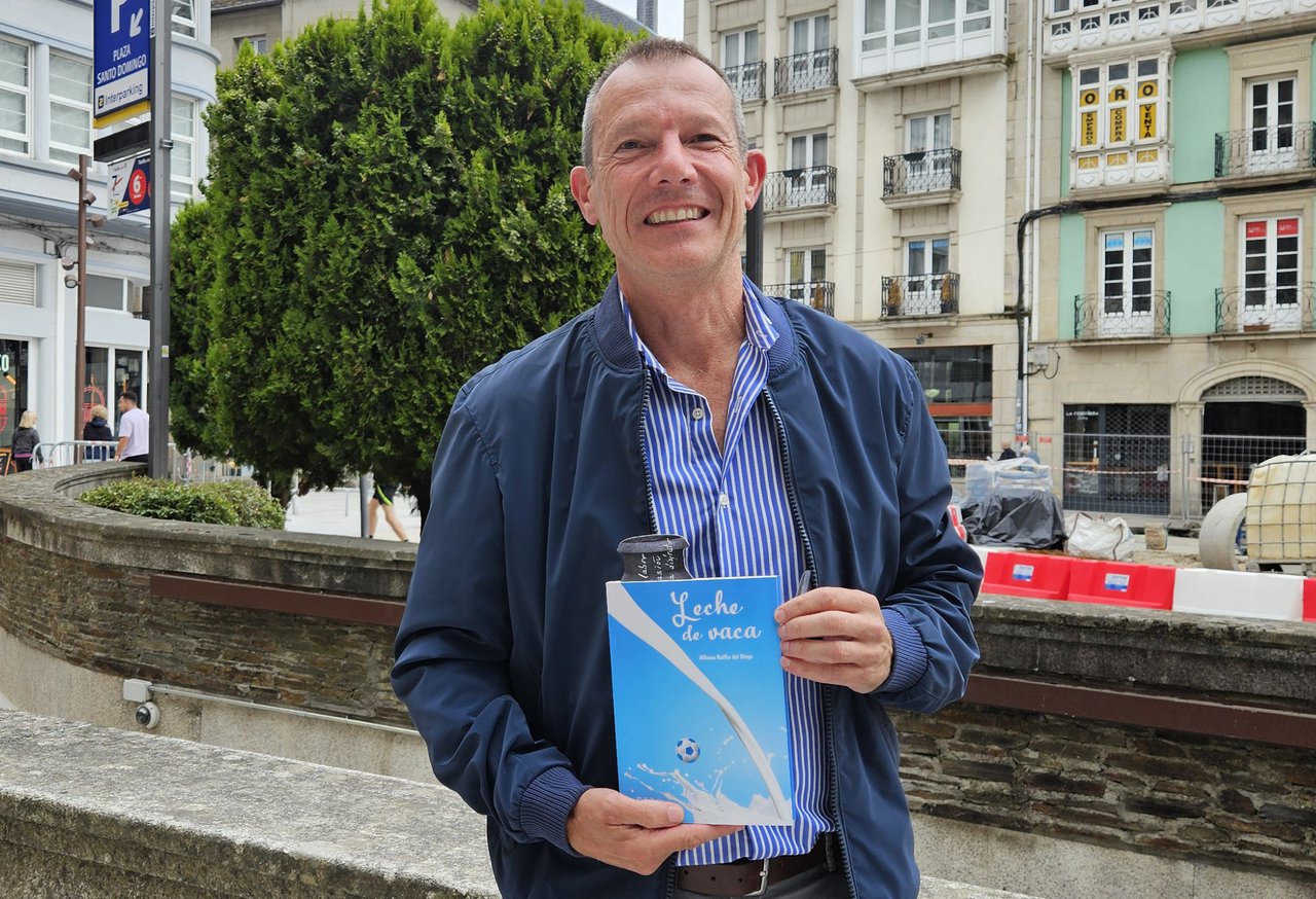 Santiago de Compostela acogerá la presentación de "Leche de Vaca", el nuevo libro de Alfonso Raffin