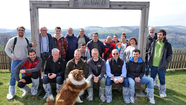 Produtores galegos intercambian coñecementos co sector lácteo de Austria