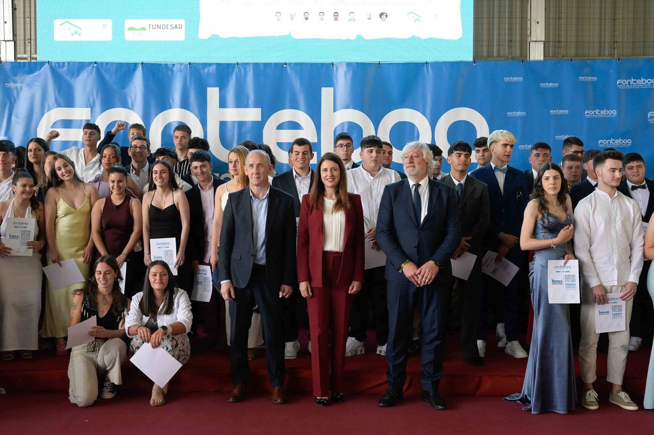 Grupo Lence anunciou un novo programa de bolsas en colaboración coa EFA Fonteboa durante o acto de clausura dos ciclos formativos do centro