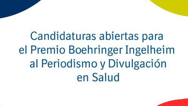 Últimos días para participar nos premios Boehringer Ingelheim ao Xornalismo e Divulgación en Saúde