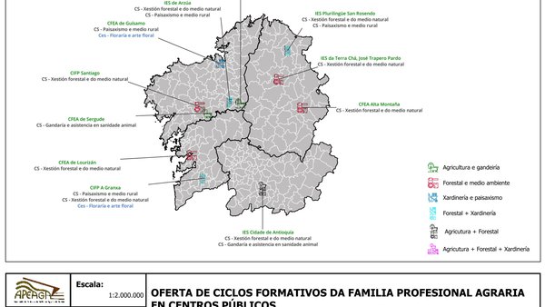 Aberto o prazo de solicitude de admisión en centros públicos de formación gandeira en Galicia