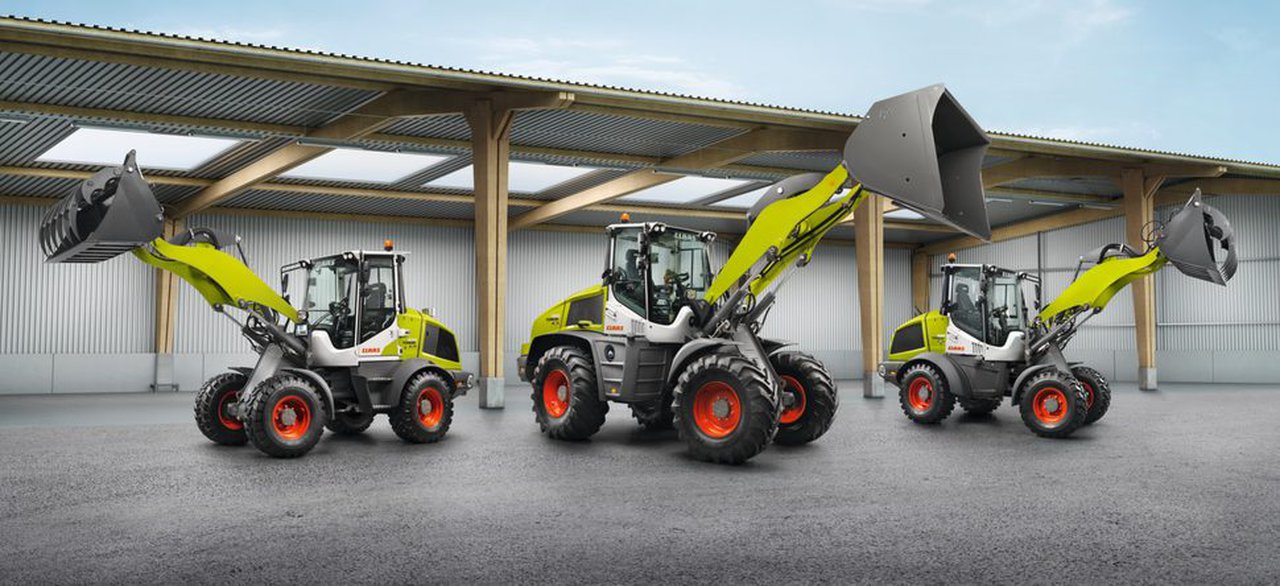 CLAAS presenta unha nova serie de cargadoras de catro rodas