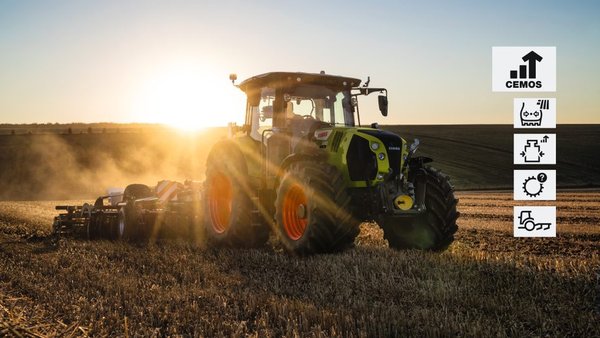 CLAAS presenta o sistema de asistencia CEMOS para tractores
