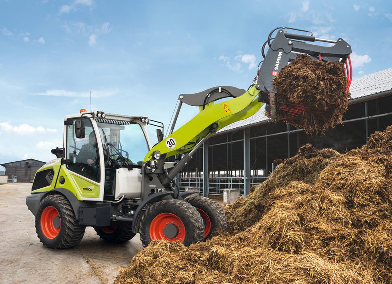 Maior rendemento e un novo modelo básico para as cargadoras agrícolas compactas sobre rodas Torion de CLAAS