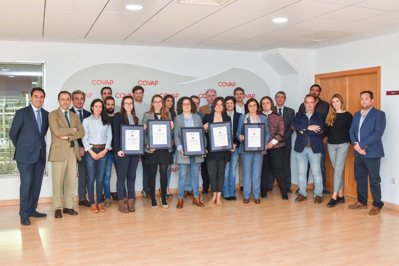 Covap xa certifica o benestar animal con Aenor