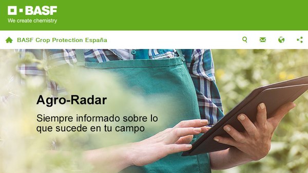 Nace Agro-Radar, o novo servizo dixital e gratuíto de BASF