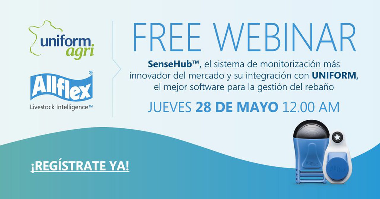 Allflex e Uniform-Agri ofrecen un seminario online sobre sistemas de monitorización