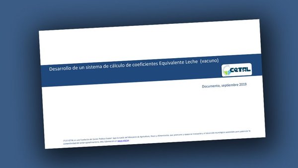 Sistema de cálculo de coeficientes Equivalente Leche para el vacuno de leche