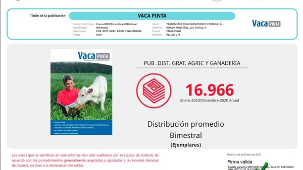 En 2020, la revista Vaca Pinta también llegó a su destino