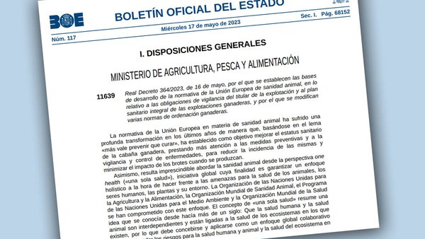 O Goberno aproba un real decreto que desenvolve a figura do veterinario de granxa