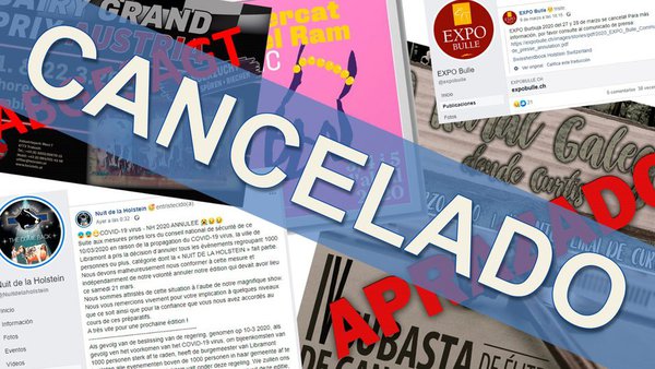 Estos son los eventos del sector que han sido suspendidos