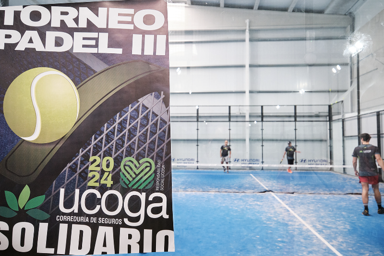 O Torneo Solidario de Pádel Ucoga consolídase cunha doazón de 8.000 kg de alimentos