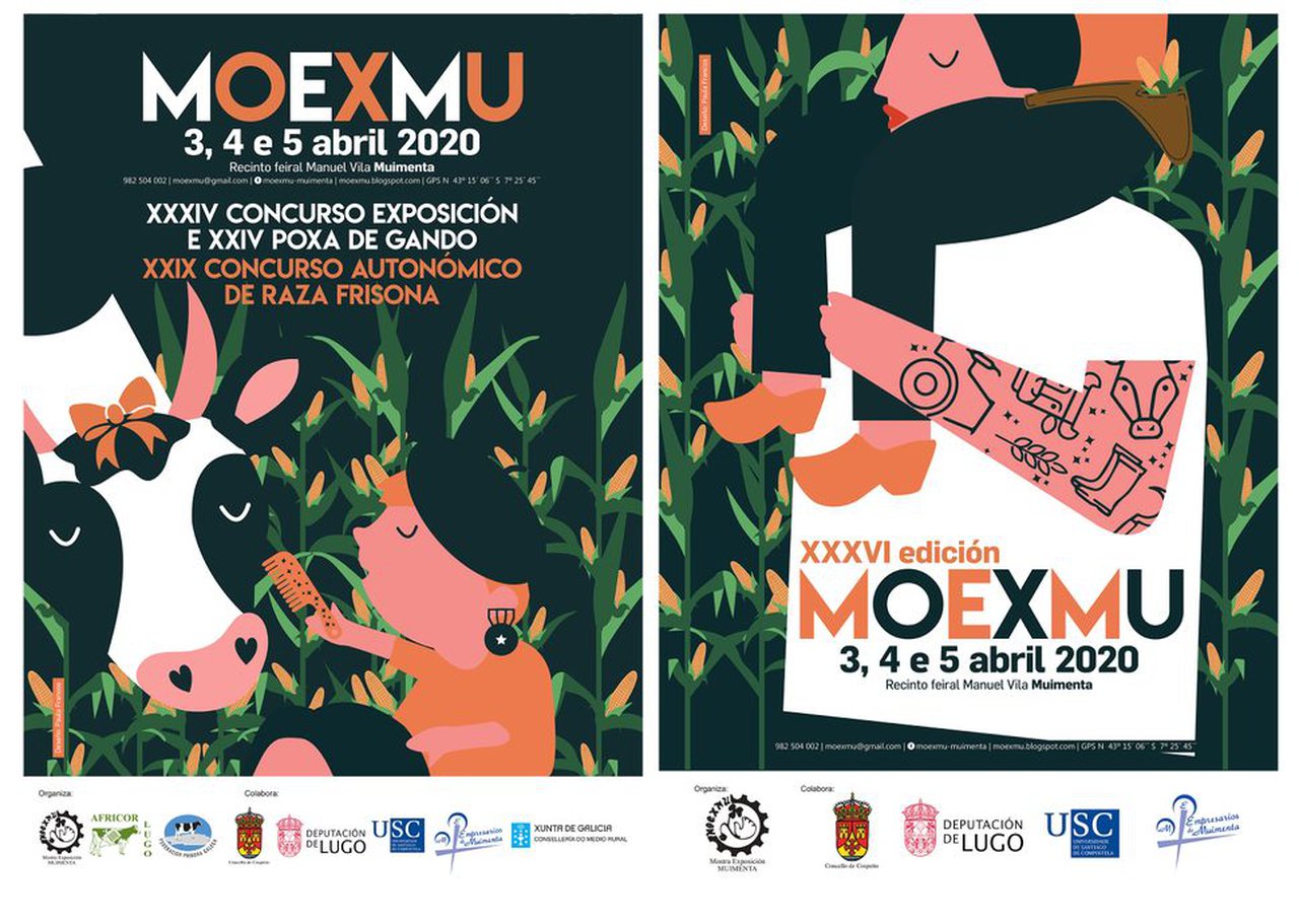 Así son os carteis da Moexmu 2020