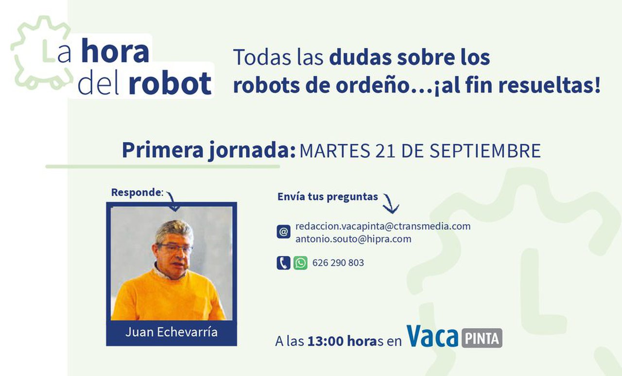 Juan Echevarría, primer experto en participar en La Hora del Robot