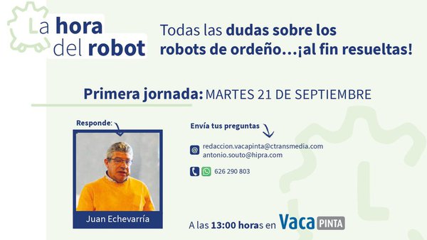 Juan Echevarría, primer experto en participar en La Hora del Robot