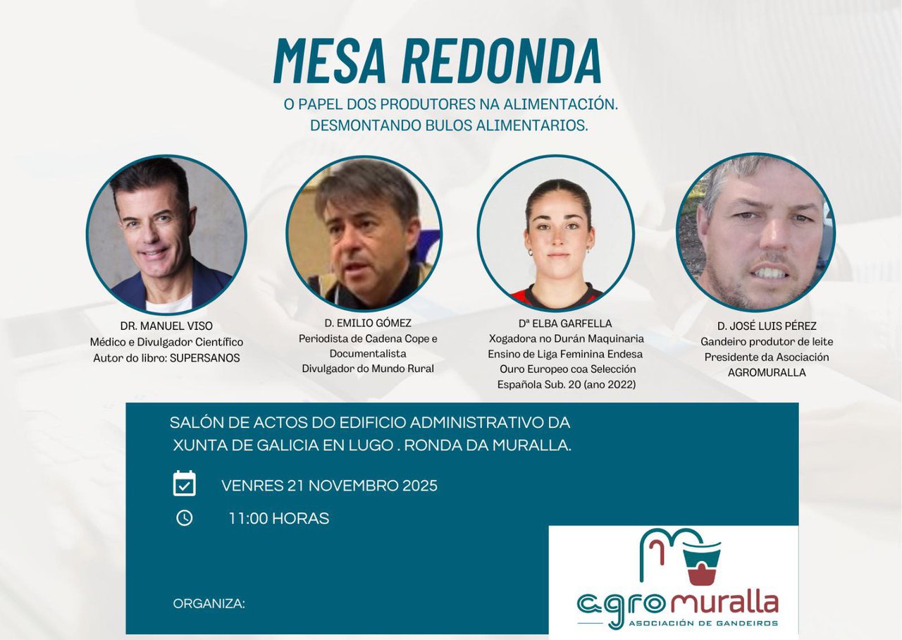 Agromuralla celebra su 10º aniversario en Lugo desmontando bulos sobre el consumo de lácteos