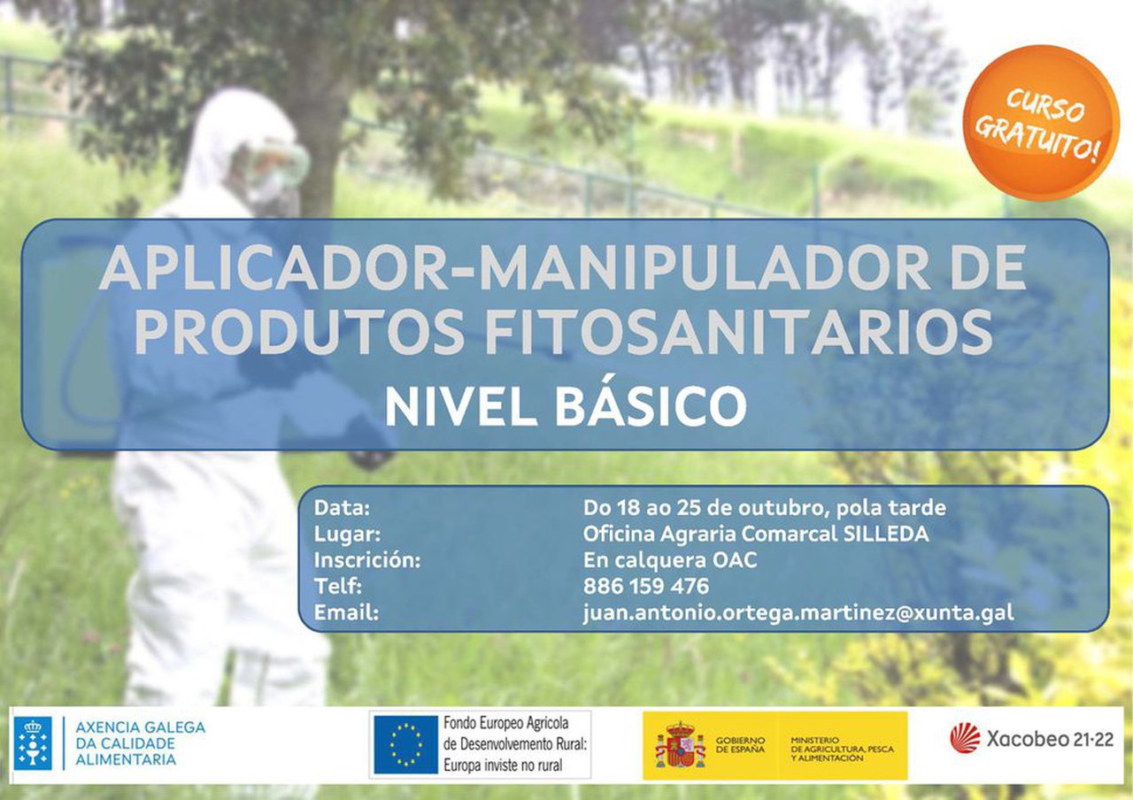 Novo curso de aplicador de fitosanitarios