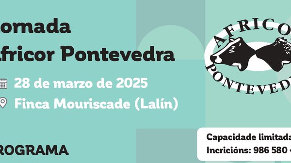 Africor Pontevedra organiza o venres 28 a súa xornada técnica en Finca Mouriscade