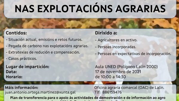 Xornada sobre a pegada de carbono en Lalín