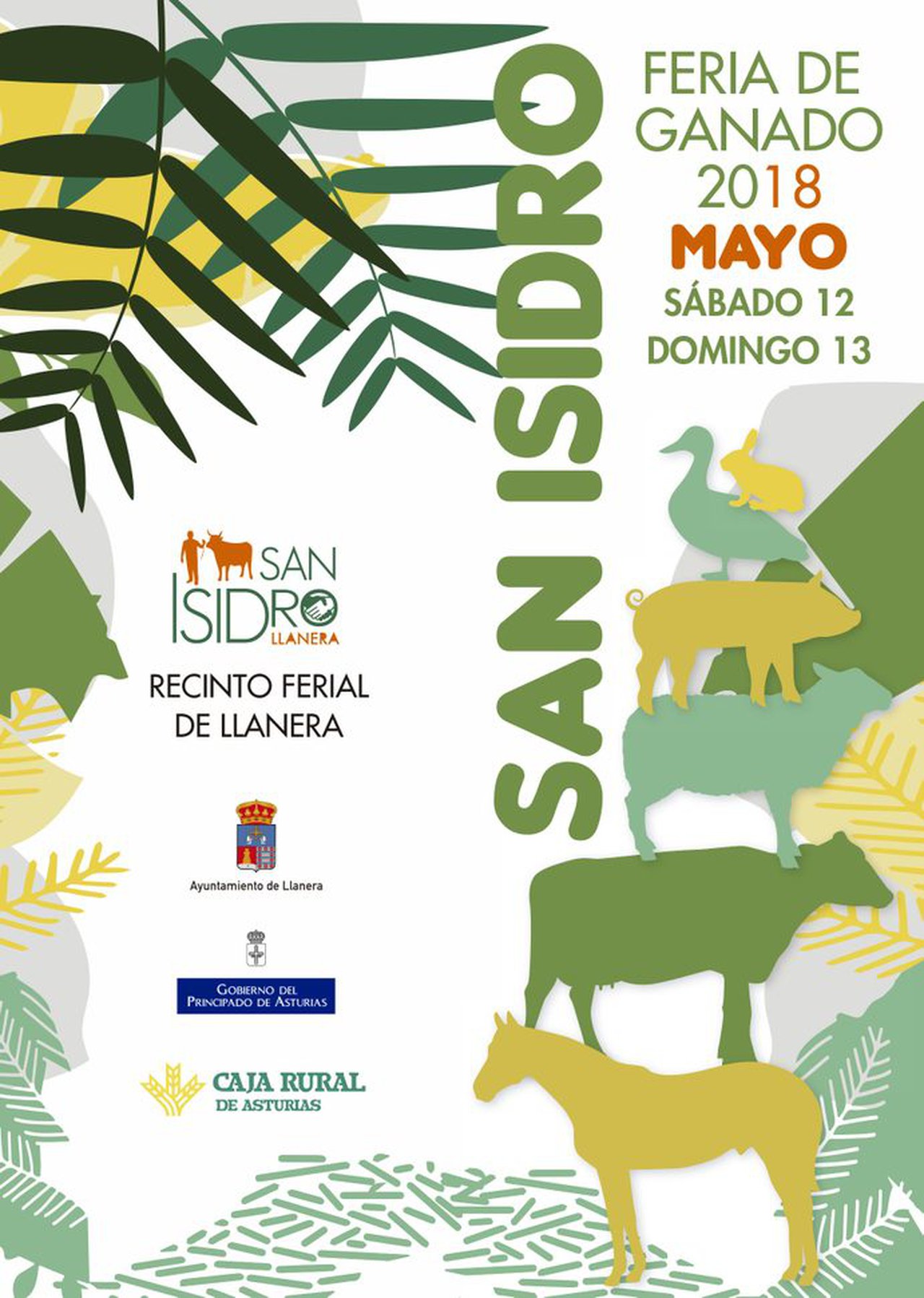 Llanera celebra os días 12 e 13 de maio a Feira de Gando de San Isidro