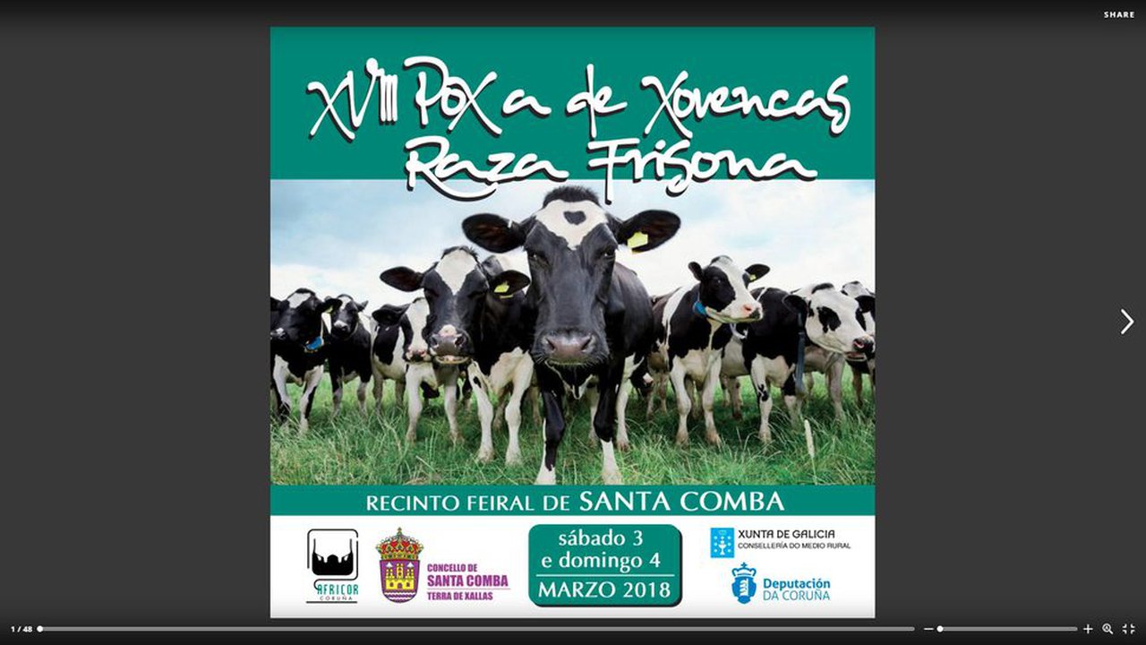 O catálogo da próxima poxa de Santa Comba, xa on-line!