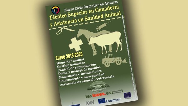 Nuevo ciclo formativo de Técnico Superior en Ganadería en el instituto asturiano de Luces