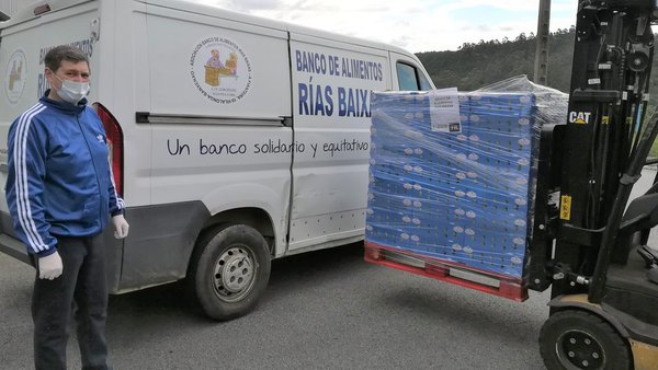 Clun dona leche y derivados lácteos a entidades sociales