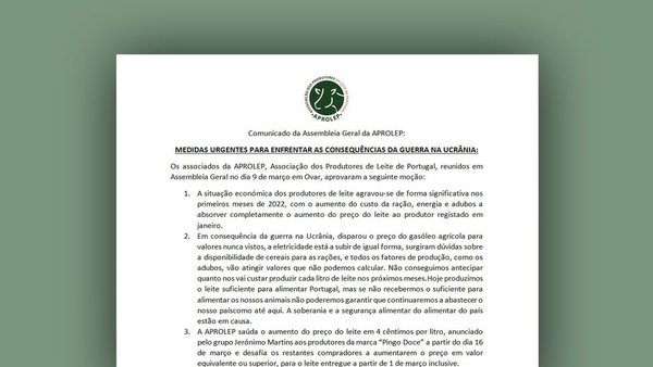 Aprolep solicita medidas urxentes para afrontar as consecuencias da guerra de Ucraína