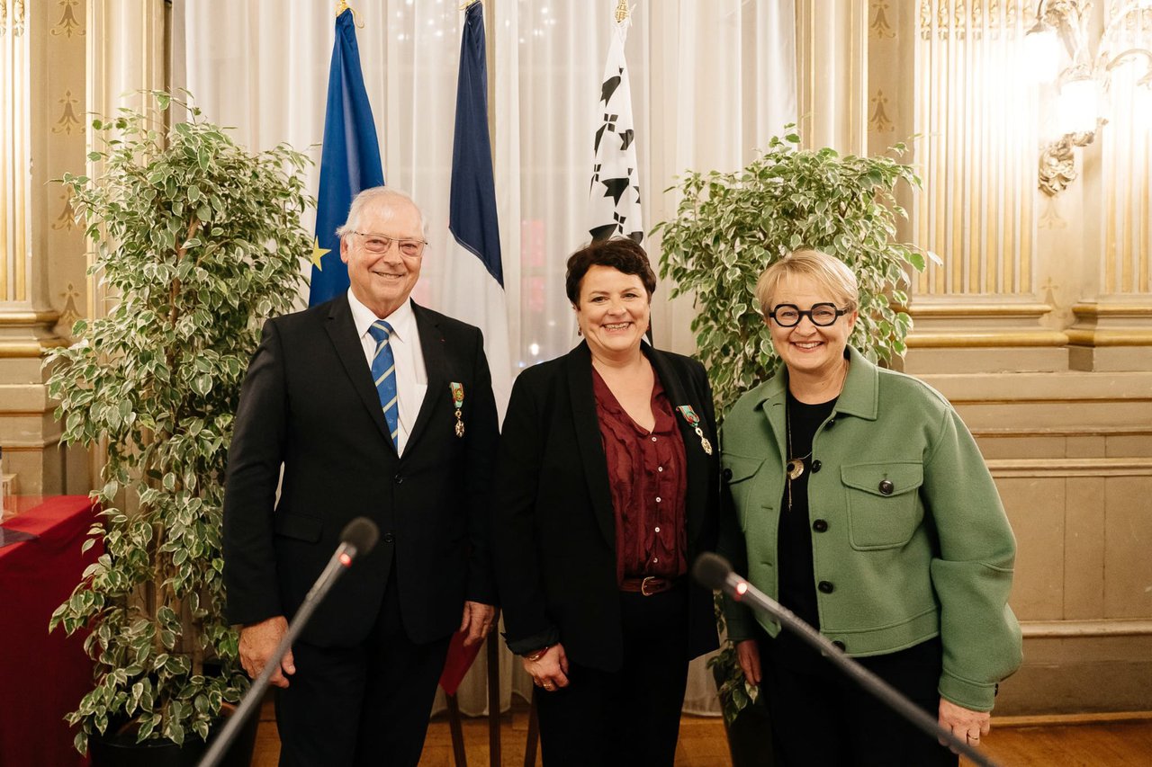 Anne Marie Quéméner, comisaria xeral da feira SPACE, nomeada Oficial da Orde do Mérito Agrícola en Rennes