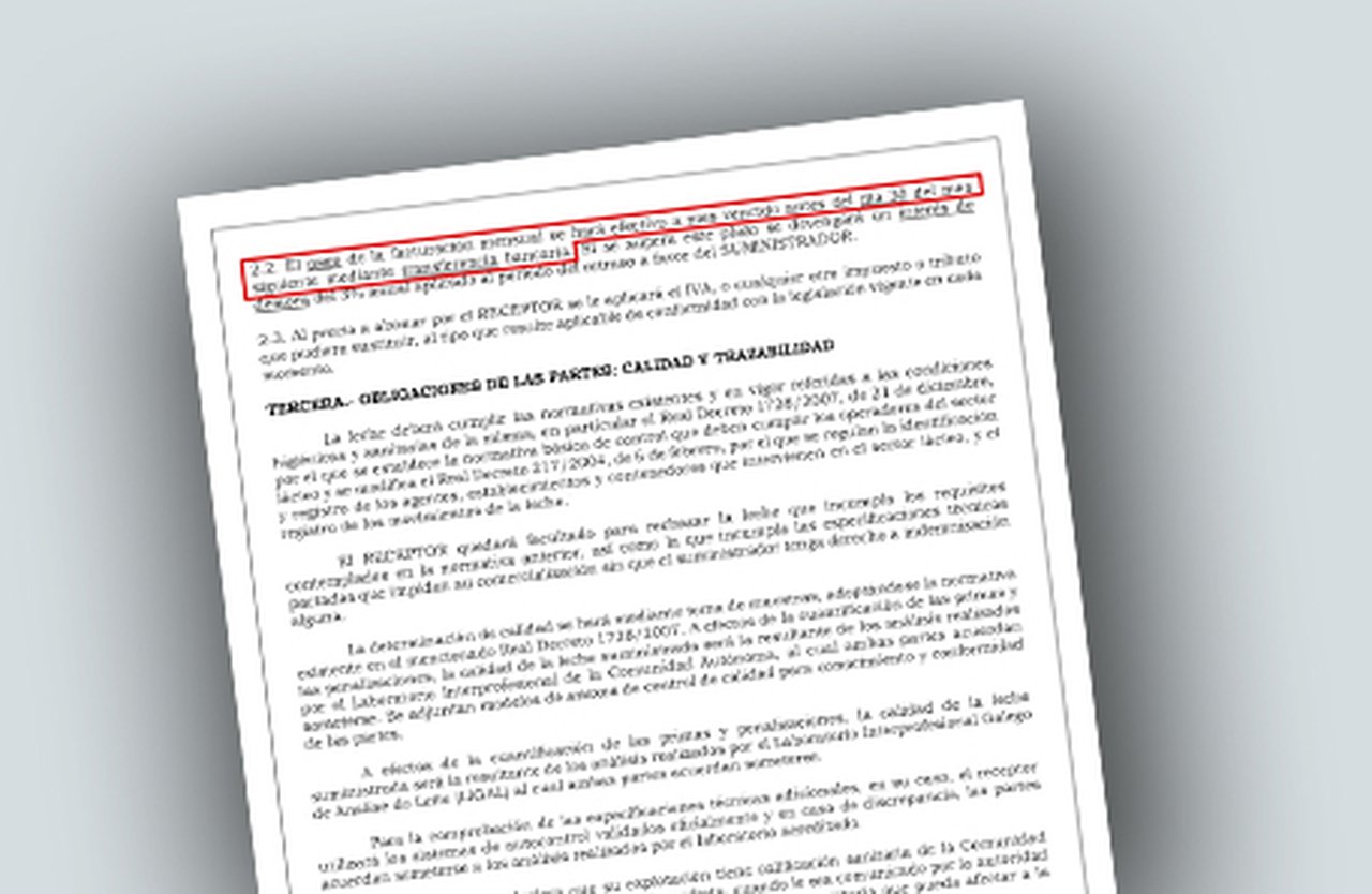 COAG presenta unha batería de denuncias contra cinco industrias lácteas por incumprimentos da Lei de Cadea Alimentaria