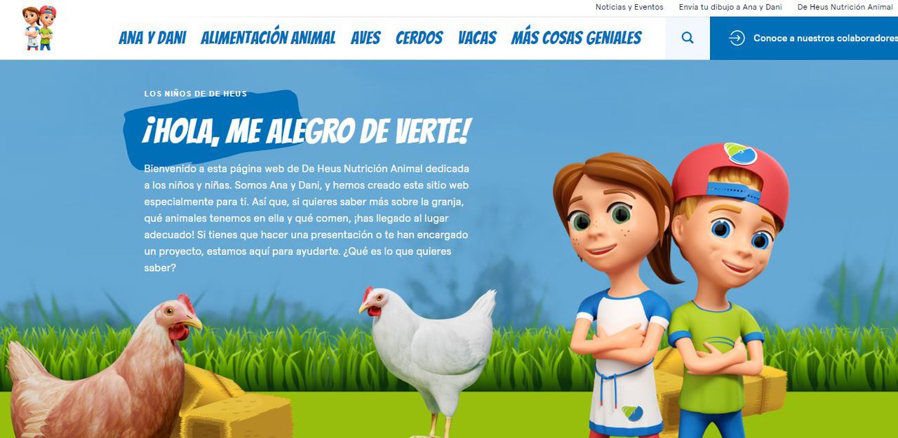 Nace De Heus Kids, a iniciativa que achega a gandería aos máis pequenos