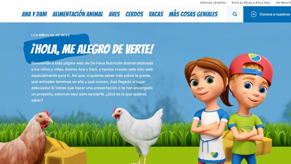 Nace De Heus Kids, a iniciativa que achega a gandería aos máis pequenos