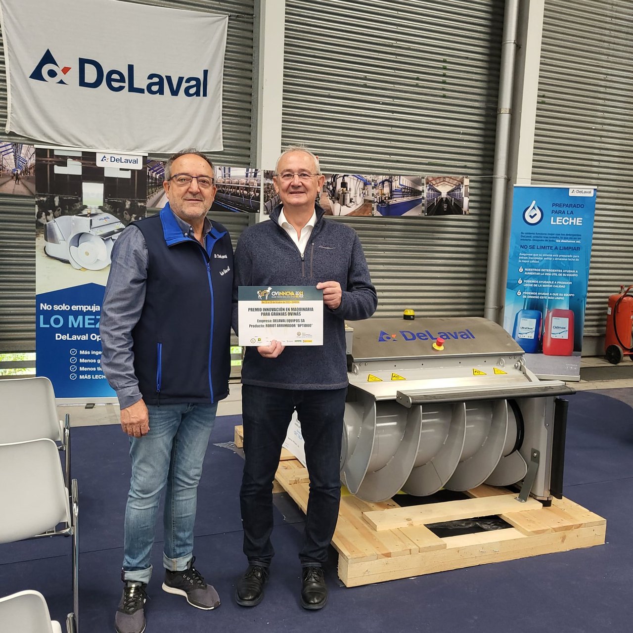El arrimador DeLaval OptiDuo™, premiado en la feria Ovinnova 2022
