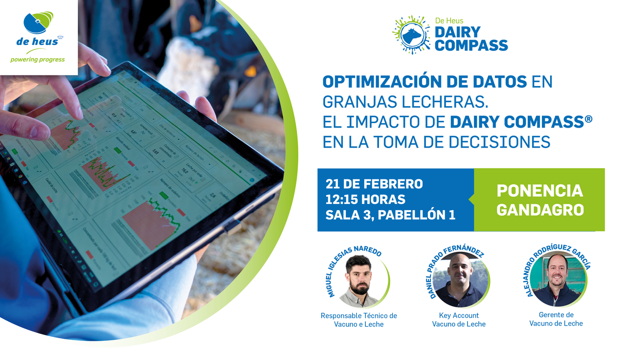 De Heus participa en Cimag-Gandagro con una ponencia sobre Dairy Compass