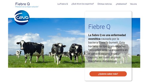 Ceva lanza unha páxina web de información e divulgación sobre a febre Q