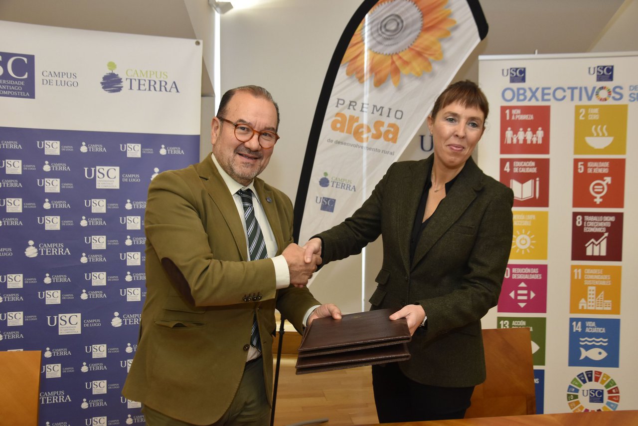 Aresa e a USC poñen en marcha o XXVI Premio Aresa de Desenvolvemento Rural cun novo convenio de colaboración
