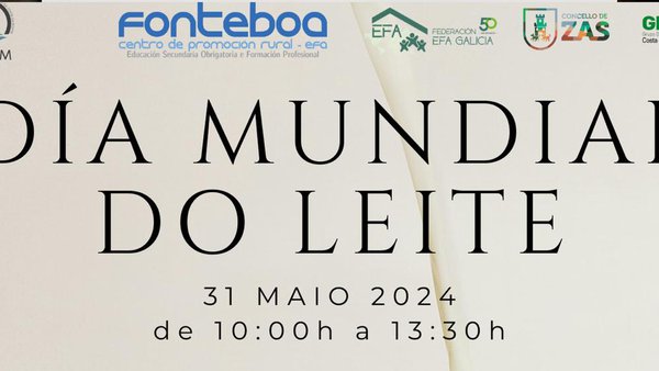 La EFA Fonteboa celebra una serie de actividades por el Día Mundial de la Leche