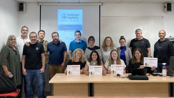 Boehringer Ingelheim clausura o curso monográfico sobre bioestadística en animais
