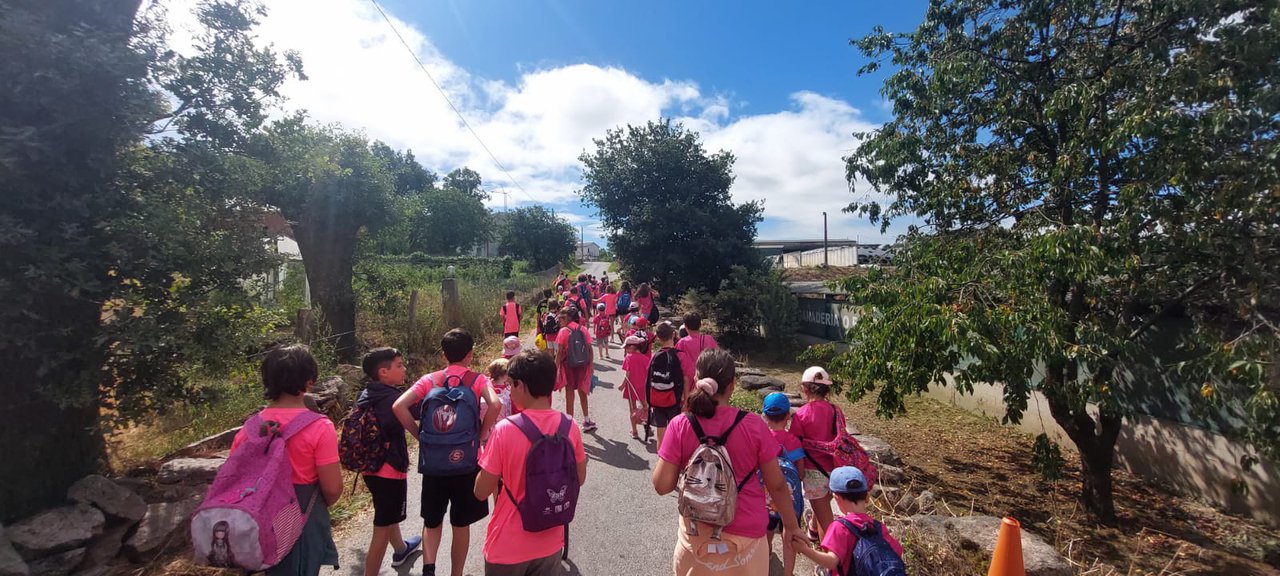 A gandería SAT O Palomar organiza unha serie de visitas para que os máis pequenos coñezan o funcionamento das granxas