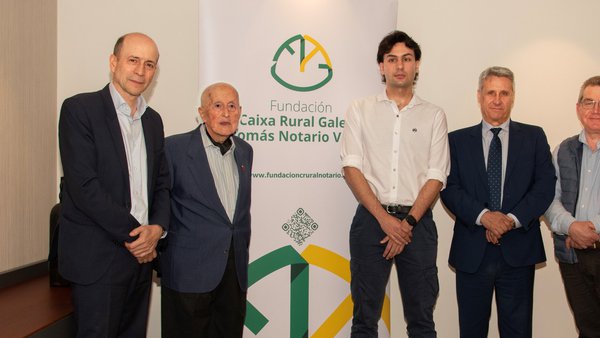 Finaliza sus estudios en Estados Unidos Alexandre Rico, el primer becario de la Fundación Caixa Rural Galega Tomás Notario Vacas