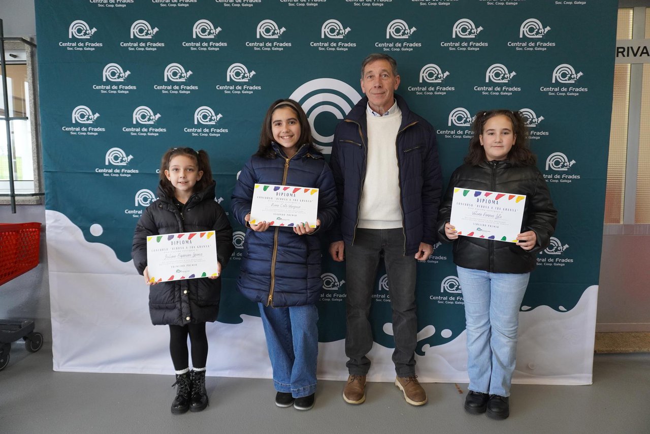 Central de Frades entrega os premios do seu I Concurso de Debuxo “Debuxa a túa granxa”