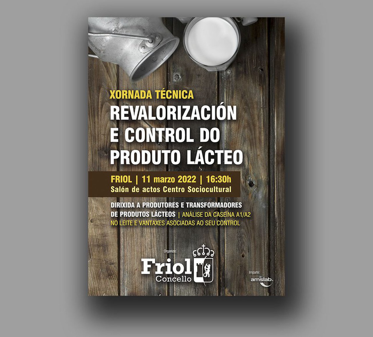 Xornada técnica en Friol sobre a revalorización e o control do produto lácteo