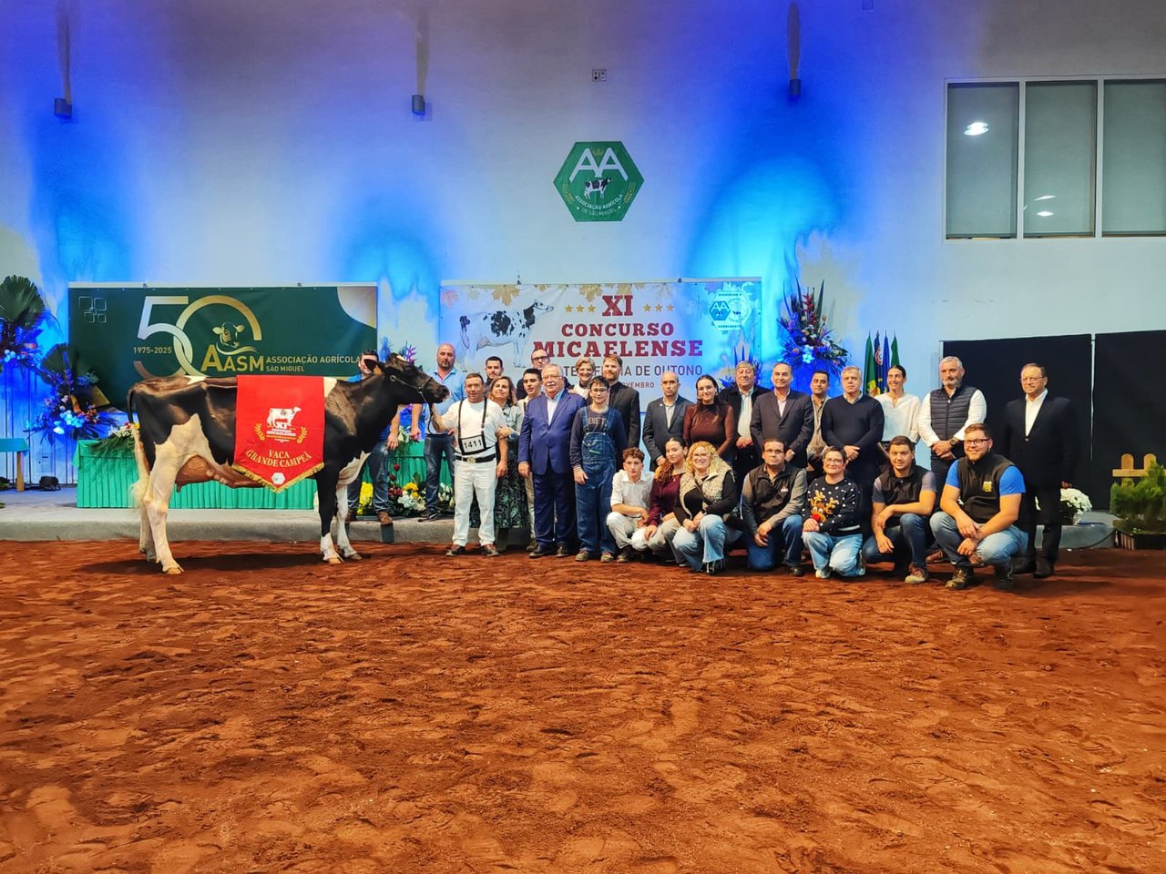 Melos Alleyoop Zara é a vaca gran campiona no XI Concurso Micaelense de Otoño de Azores