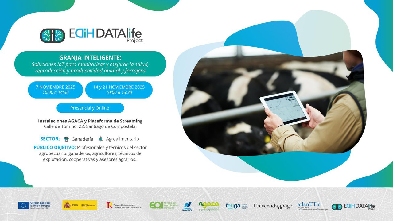 O curso 'Granxa Intelixente' chega a Galicia en novembro