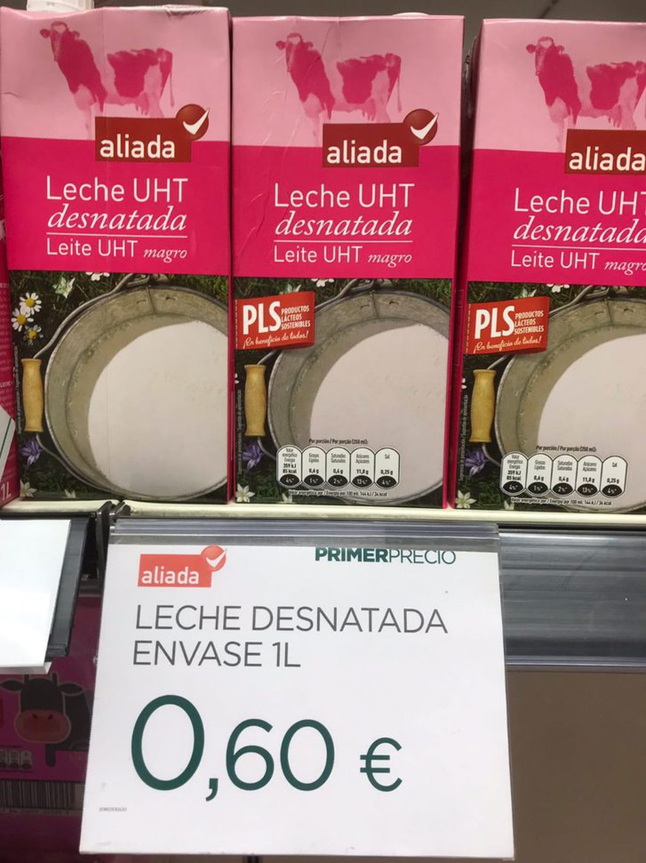 A OPL volve denunciar vendas de leite a perdas