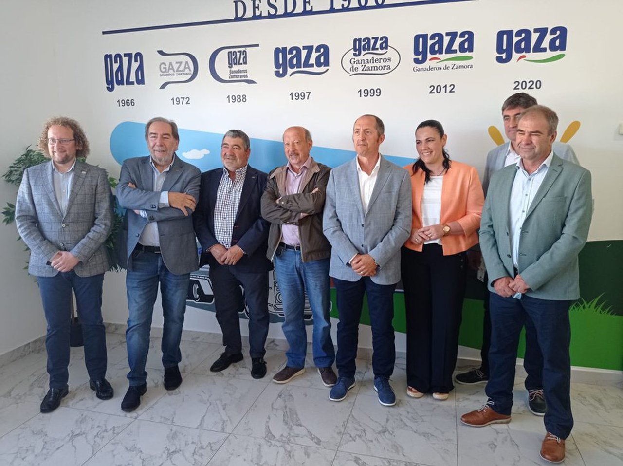 Inaugúrase unha nova fábrica de Leche Gaza máis sostible