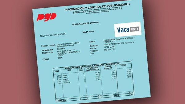 A tiraxe de Vaca Pinta, certificada oficialmente por PGD